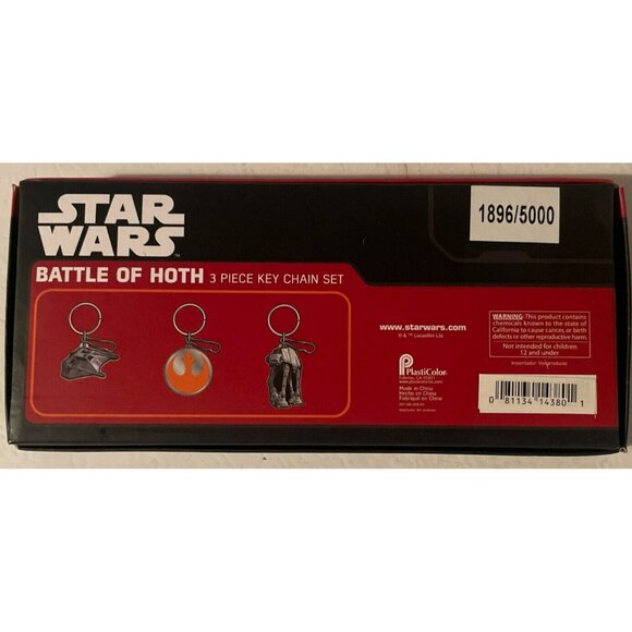 Star Wars Battle of Hoth 1896 of 5000 3 Piece Key Chain Set Limited Edition - Picture 6 of 6